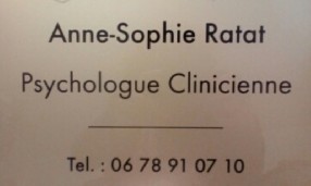 Anne-Sophie Ratat Psychologue sur Poitiers Poitiers